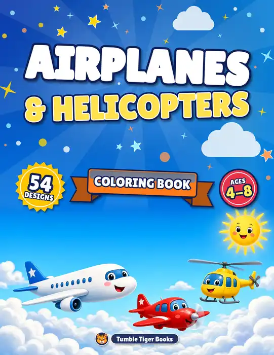 Airplane Coloring Pages