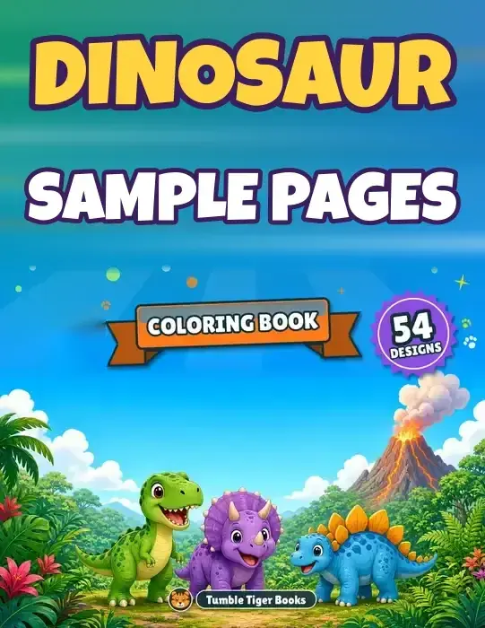 Dinosaur sample page