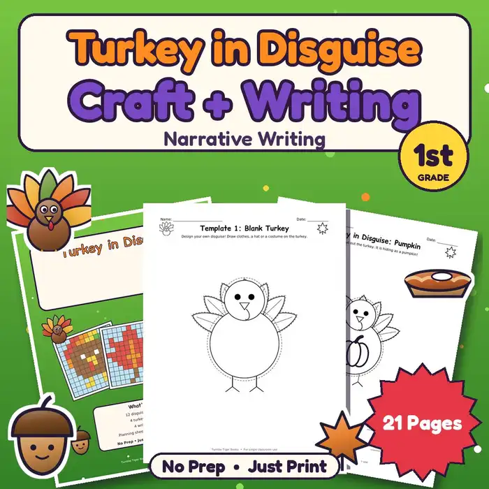 Turkey in Disguise Craft + Writing, 1st preview