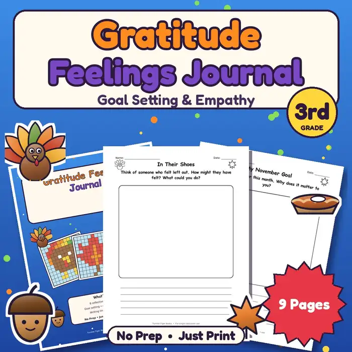 Gratitude Feelings Journal, 3rd preview