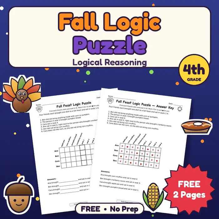 Fall Logic Puzzle preview